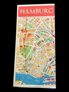 Vintage Hamburg Germany Street Road Map Guide - Bild 1 von 4