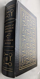 Easton Press Leather Adventures Sherlock Holmes Conan Doyle 100 Greatest Ever - Picture 1 of 11