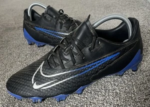 Nike Phantom GX Academy FG/MG Football Boots Men’s UK Size 8 Black Blue - Picture 1 of 9