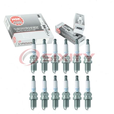 12 piezas bujías NGK V-Power para Mercedes-Benz E320 1998-2002 3,2 L V6 - gp Foto 1 de 4