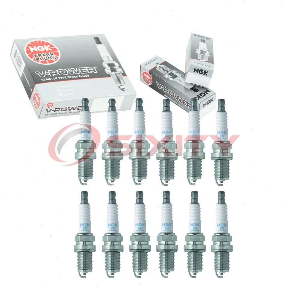 12 piezas bujías NGK V-Power para Mercedes-Benz E320 1998-2002 3,2 L V6 - gp Foto 1 de 4