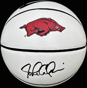 JOHN CALIPARI FIRMATO ARKANSAS RAZORBACKS NIKE LOGO BASKET PSA/DNA - Foto 1 di 3