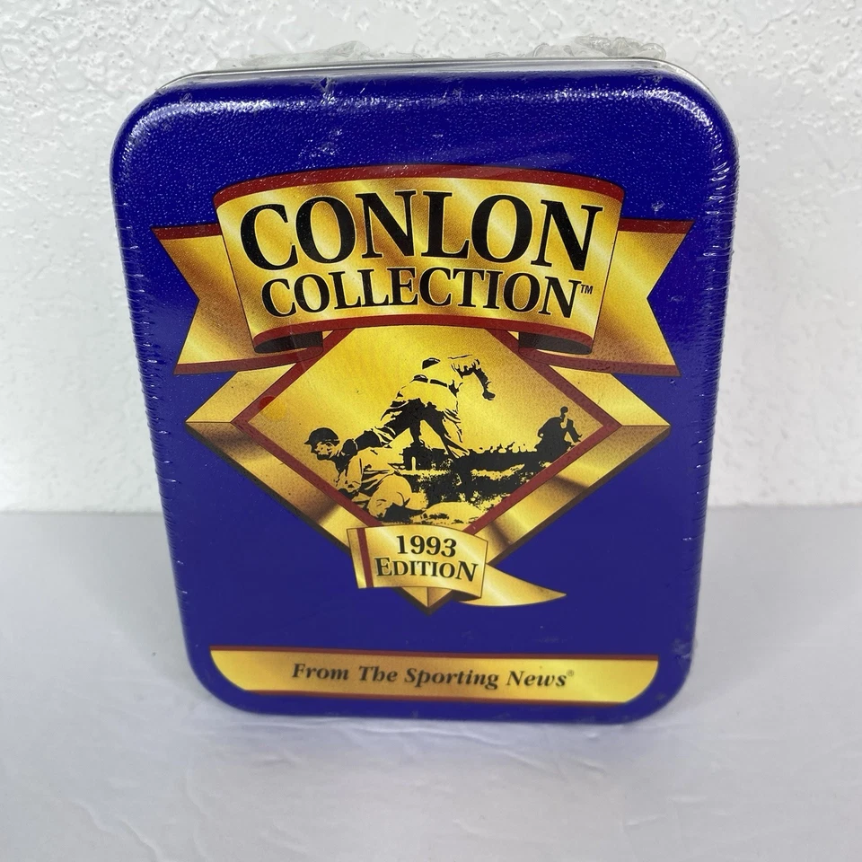 Conlon Collection Baseball 330 Cards 1993 Edition Tin New Sealed Cooperstown - Image 1 of 4