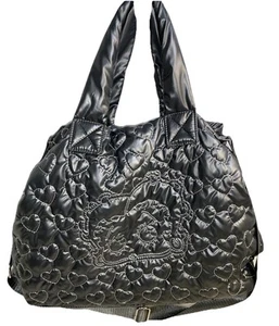 Bolso de Mano Betty Boop Gris Puffer Acolchado Ajustable Desmontable Correa para el Hombro - Imagen 1 de 19