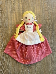 Vintage Topsy Turvy Puppe Afroamerikaner/Kaukasier RAR Wende - Bild 1 von 7