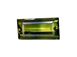 1.03CTS Green natural SAPPHIRE Octagon shape loose gemstones " see video " - Picture 1 of 3