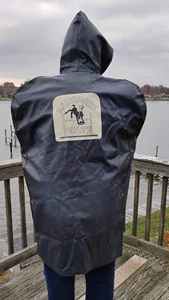 RARO 1958 NFL Baltimore Colts Equipo de Fútbol Lateral Capa de Lluvia Poncho Hodgmand b - Imagen 1 de 22