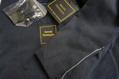 Abrigo Deportivo Sartoria Partenopea Azul Espiga 100% Algodón 52R BIG GUY Nuevo Foto 1 de 4