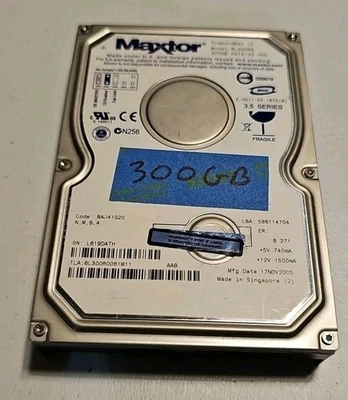 Maxtor Diamond Max 10 300GB Internal 7200 RPM 3.5" (BAJ41G20) - Image 1 of 2