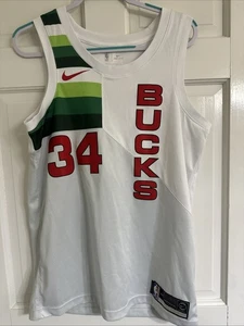 Milwaukee Bucks Giannis Antetokounmpo Swingman Nike NBA jersey size M - Picture 1 of 4