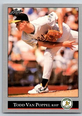Baseball 1992 Leaf #248 Todd Van Poppel Oakland Athletics - Image 1 of 2
