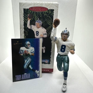 Hallmark Keepsake Troy Aikman NFL Football Legends Series Ornament mit Karte in Box - Bild 1 von 13