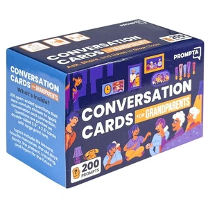 200 Conversation Starters for Grandparents – Thoughtful Gifts for Seniors – F... - Bild 1 von 6