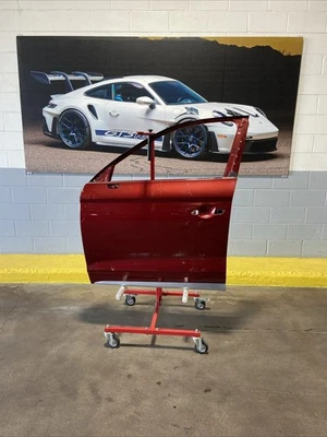 2018-2024 Audi Q5 80A Front Left Door Matador Red Metallic LY3S OEM NOTE - Image 1 of 4
