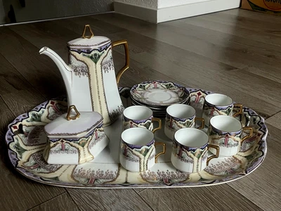 MZ Austria Moritz Zdekauer Porzellan Service Jugendstil TOP RARITÄT von Oma - Bild 1 von 4