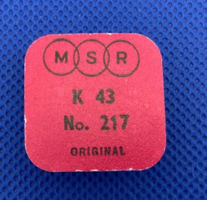 MSR K43 Part # 217/31 CS Third Wheel. Sealed. New Old Stock. 11 L - Picture 1 of 2