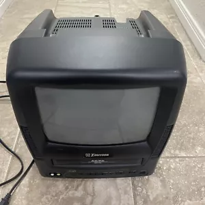 Emerson TV-VCR CRT Combo AC/DC 9 inch Color VHS HQ EWC0903 Gaming TV *No Remote - Picture 1 of 15