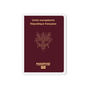 Pasaporte francés - imán troquelado - Imagen 1 de 16