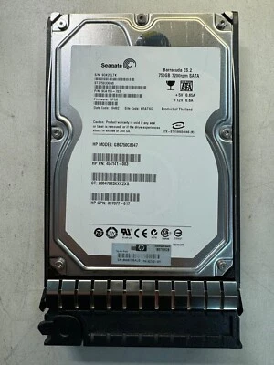 HP 397377-017 GB0750C8047 454141-003 750GB 7.2K RPM 16 MB 3Gb/s SATA 3.5" HDD - Image 1 of 4