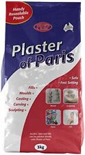 Prep Gypsum Powder Plaster of Paris 3kg Dries Fast & White Unique properties NEW