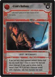 A Jedi's Resilience (Tatooine) | Decipher Star Wars CCG | NM/LP - Picture 1 of 1