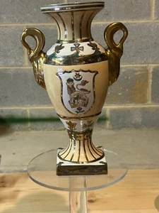 Toyo Urn/Vase Gold Gilt Yellow and Blue 12 " Tall China - Picture 1 of 10