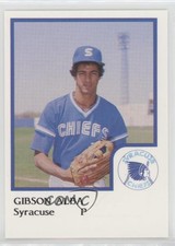 1986 ProCards Syracuse Chiefs Gibson Alba