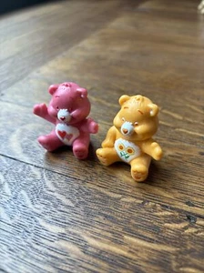 Vintage Pink Orange Care Bear PVC Action Figure Love-a-Lot Cake Toppers - Picture 1 of 4
