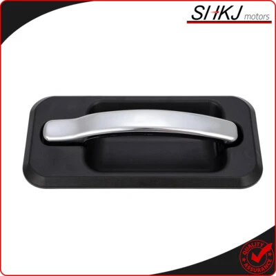 Maçaneta externa para 2003-2009 Hummer H2 cromada e preta traseira direita conjunto destro - Imagem 1 de 4