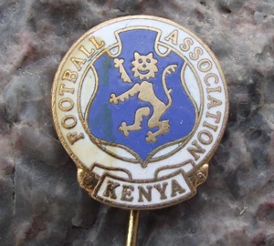 Antique Kenya Kenyan Football Association Africa Soccer Federation Pin Badge - Picture 1 of 2