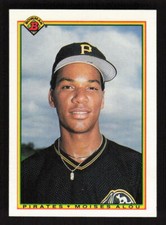 1990  Bowman  #178 Moises Alou RC Pittsburgh Pirates