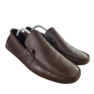 Steve Madden BRIM01M1 Mens 11.5 D Brown Comfort Leather Slip On Moccasin - Image 1 of 4