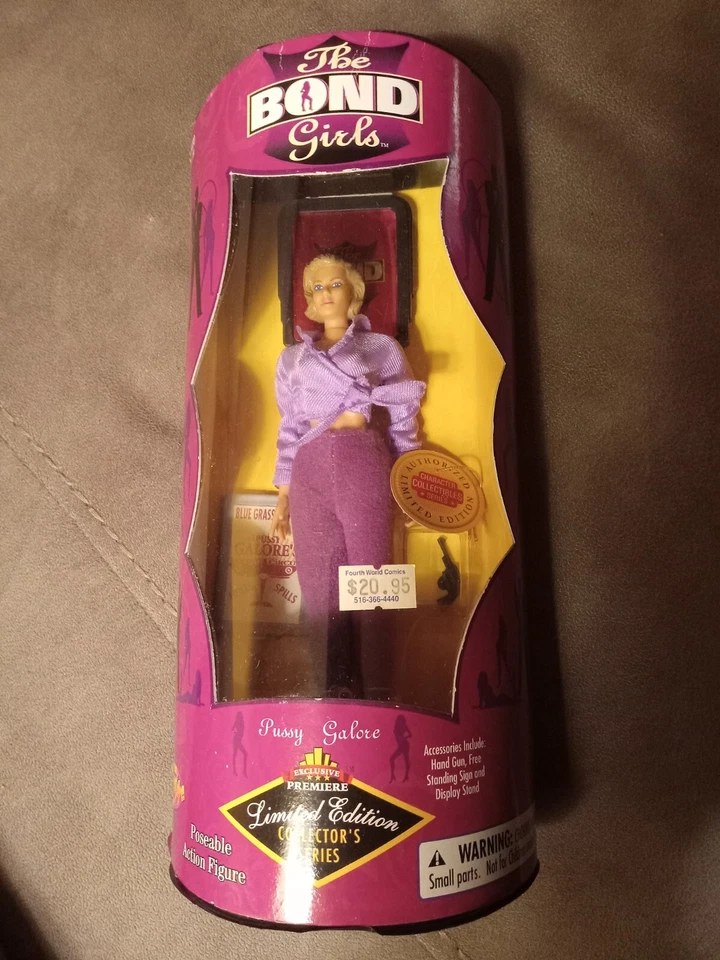 1998 Bond Girls Pussy Galore Xenia Onatopp Jill Masterson Gold Limited Ed