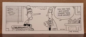 EEK! Daily Comic Strip Original Art SCOTT NICKEL Pinocchio Viagra EEK - Bild 1 von 9