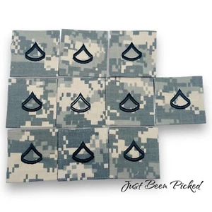 10 Private First Class Rank Patch - 2x2 Folded - Army - Picture 1 of 2