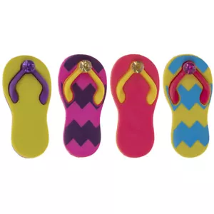 Flip-Flop Shank Novelty Buttons/DIY Sewing supplies/Doll Making/Cupcake Toppers - Picture 1 of 5