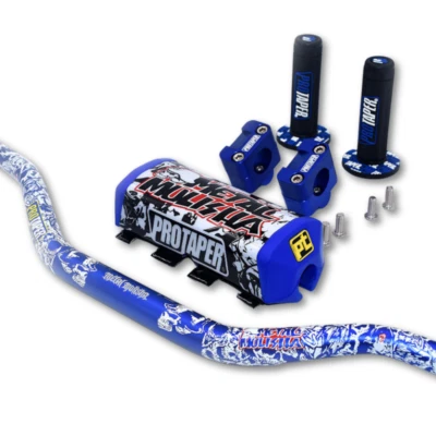 ProTaper Motorcycle Handlebar 1-1/8'' Dirt Bike Bars Grips Handle Pad ATV Quad - Image 1 of 4