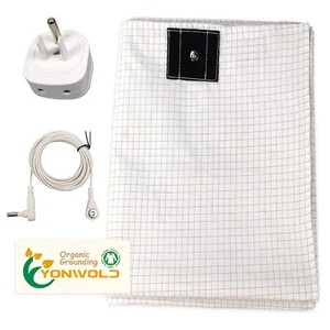 Lenzuolo da Terra Biologico 10% Argento per Letto Sleep Therapy con Sicuro - Foto 1 di 5