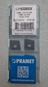 PRAMET Hartmetall-Drehplatte - CNMG 433-RM - Grade T5305 - CNMG 120412E-RM - Bild 1 von 2