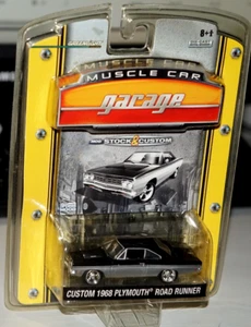 GREENLIGHT - MUSCLE CAR GARAGE - 1968 PLYMOUTH ROAD RUNNER - 1/64 PRESSOFUSO - Foto 1 di 1