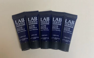 5 x LAB SERIES For Men Future Rescue Repair Serum TREAT 0.24oz/7ml Each Mini - Image 1 of 2