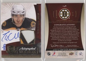 2010-11 Upper Deck The Cup Gold Rainbow /52 Zach Hamill RPA Rookie Patch Auto RC