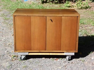 Vintage Mid Century Modern Walnut Modular Cabinet - Picture 1 of 12