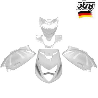 STANDARD PARTS KIT CARENE 6 PEZZI BIANCO STR8 PIAGGIO 50 ZIP SP 2T LC 2001-2014