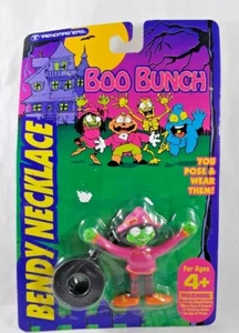 Trendmasters Boo Bunch Witch Bendy Necklace Vintage 1993 New Sealed - Picture 1 of 3