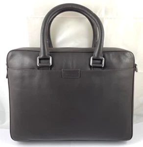 Cole Haan Hombre Maletín de Transporte Bolso para Laptop Cuero CHDM11047 Reg $350 NUEVAS ETIQUETAS - Imagen 1 de 10