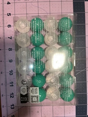 Kikkerland 24 Reusable Golf Ball Ice Cubes New In Box -Slightly Damaged Package - Image 1 of 3