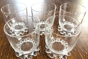 5er Set - Imperial Glas Ohio Kerzendocht klar Weinglas - Bild 1 von 4