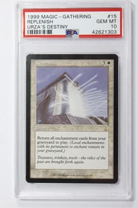 Magic the Gathering MTG Urza's Destiny Replenish PSA 10 Gem Mint Reserved List - Picture 1 of 2