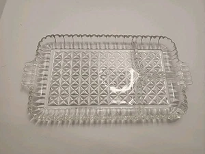 Vintage 3-Sections Anchor Hocking Hospitality Snack And Appetizer Plate.6''X11'' - Picture 1 of 4